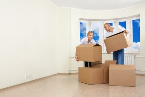 Organized storage units for home moves