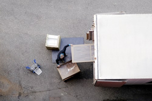Security features of a Hounslow storage center, including cameras